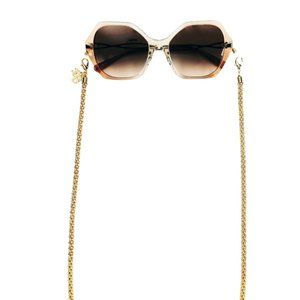 New Glasses/Eyeglasses Holder 18k Gold Plated Chain